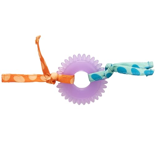Catstages Kitty Chew Wheel, Dental Cat Toy with Catnip Oil, Teeth Cleaning, Healthy Chewing, Boredom Relief, Kicking & Batting for Kittens and Adult Cats, Purple - color: Chew Wheel, size: One-Size