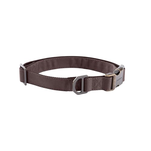 Carhartt Field Dog Collar, Fully Adjustable, Durable 600-Denier Fabric W/Reflective Wordmark for Visibility, Deep Wine, Large - color: Deep Wine, size: Large