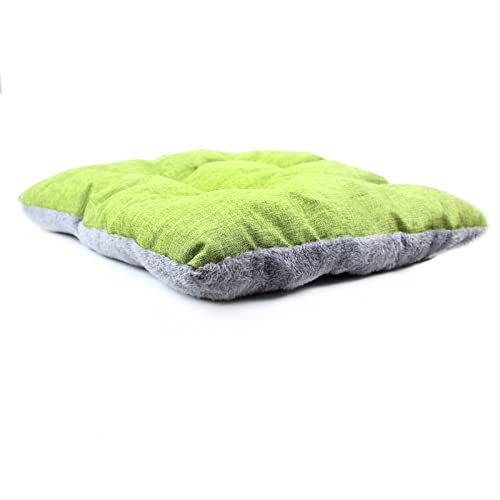 Winsterch Cat Bed Cave for Indoor Cats, Small Pet Tent Cave for Cats, Kittens, and Small Dogs, Warming Cat House with Removable Washable Cushion (18.5'‘ x 18.5’' x 15.8'', Green) - color: W-Green