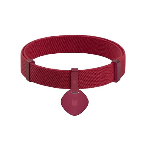 Safety Cat Collar and ID Tag Set - Elastic Quick Release Non Breakaway Personalized Anodized Aluminum Engraved Pet Name Tag, Lightweight for Kitten Small Large Cats - color: Burgundy-M, size: Star