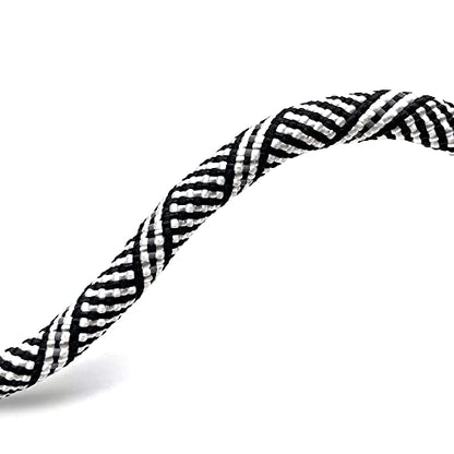 Heavy Duty Dog Leash with 1100LB Rated Locking Carabiner – 6FT Climbing-Inspired Reflective Rope Leash for Large & Medium Dogs that Pull – Padded Handle (White) - color: White