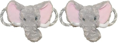 Jolly Pets Tug-a-Mals - Elephant - Small (JTA42) (Pack of 2) - color: Elephant, size: Small (Pack of 2)