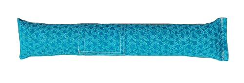 15” Refillable Catnip Kicker Toy for Cats – Handmade in USA Plush Kick Stick Filled with 1 oz Premium Catnip & Extra Catnip Included – Interactive Bunny Kick Toy (Turquoise) - color: Turquoise