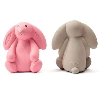Squeaky Dog Toys for Medium Dogs, Soft Latex Bunny Squeaky Dog Ball, Cute Funny Squeak Rabbit Pet Toys - color: Rabbit - 3 Pack, size: Medium