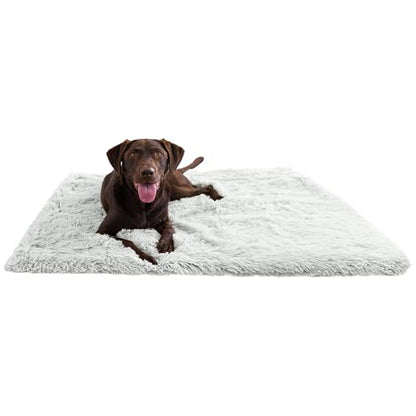 Best Friends by Sheri Calming Shag Dog Blanket – Ultra Soft Faux Fur Pet Throw, Anxiety-Relief, Lightweight Warm Bed Cover for Dogs and Cats, Machine Washable, Frost Gray, 40" x 50" - color: Frost, size: 40" x 50"