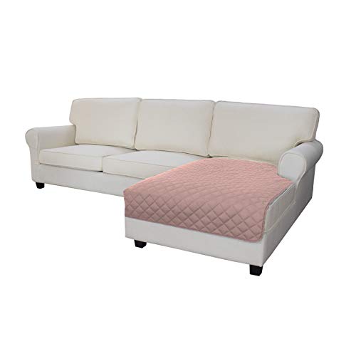 Easy-Going Sectional Couch Covers for Dogs L Shape Sofa Cover Reversible Sofa Slipcover Chaise Lounge Cover Furniture Protector Cover for Pets Dog Cat (42 x 52 inches, Pink/Pink) - color: Pink/Pink, size: 42" x 52"