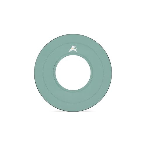 OllyDog Mini Super Flyer, Floating Dog Disc for Water Play – Soft Durable Dog Fetch Toy, Eco-Friendly Recycled Material, Gentle on Teeth, Lightweight Flying Disc for Medium, Small Dogs (Surf, 9") - color: Surf, size: 9 Inches