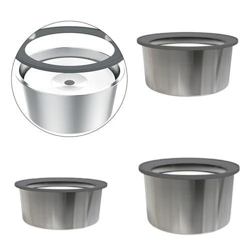 Stainless Steel Dog Bowl Spill-Proof Anti-Slip Base Large Breeds 1.6L / 2L / 3L Dishwasher Safe Elevated Dog Bowls - color: 3L