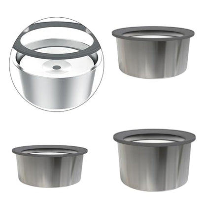 Stainless Steel Dog Bowl Spill-Proof Anti-Slip Base Large Breeds 1.6L / 2L / 3L Dishwasher Safe Elevated Dog Bowls - color: 3L