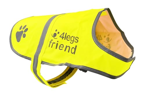 Safety Reflective Vest for Dogs - High Visibility for Outdoor Activity Day and Night, Protect Your Pet from Cars & Hunting Accidents - size: L