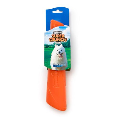 Chuckit! Super Crunch Fetch Stick Dog Toy - Durable TPR Material, Enticing Crunch Sounds, Compatible with Medium and Large Dogs, Mentally and Physically Engaging - 9.2 inches, for Breeds 20-100 lbs - style: Super Crunch Stick