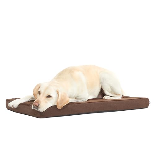 Barkbox Orthopedic Dog Bed with Memory Foam, Premium Comfort for Dogs and Puppies, Dog Bed for Joint Relief and Restful Sleep, Durable and Easy to Clean - Espresso, Large - color: Espresso, size: Large