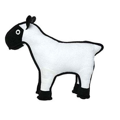 TUFFY World’s Tuffest Soft Dog Toy – Barnyard Series, Sheep, Large, 2 Pack - color: Sheep, size: Large 2 Pack