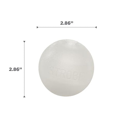 Outward Hound by Planet Dog Strobe Ball Glo Light Up LED Ball Dog Toy - color: Glow in the Dark Strobe Toy