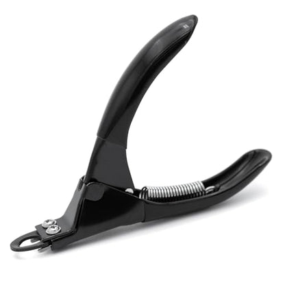Jeffers Pet Nail Trimmer Large Hole Black – Guillotine Clippers for Dog, Cat, Puppy & Small Animal Grooming – Stainless Steel Blade, Non Slip Grip, Pet Grooming Tool for Home & Travel