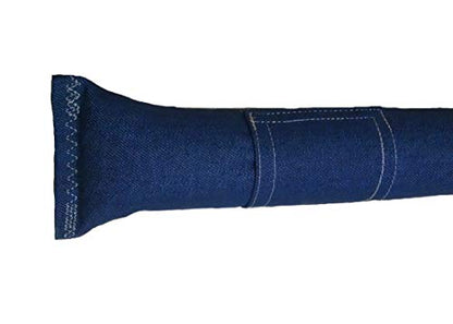 15” Refillable Catnip Kicker Toy for Cats – Handmade in USA Plush Kick Stick Filled with 1 oz Premium Catnip & Extra Catnip Included – Interactive Bunny Kick Toy (Dark Denim) - color: Dark Denim