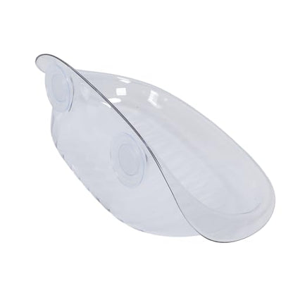 Cat Window Perch, Transparent Spacious Cat Hammock, Window Hammock with Strong Suction Cup, Heavy Load Bearing, Stable Structure and All Season Use for Indoor Cats and Large Cats