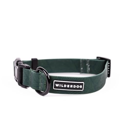 Wilderdog Waterproof Dog Collar - Repels Water & Dirt - Large 17"-24" - Cedar - color: Cedar, size: Large