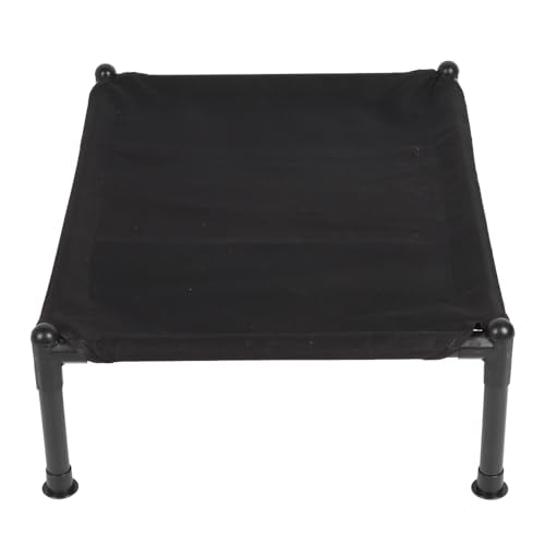 Asixxsix Elevated Dog Bed, Cooling Airflow Quick Assembly Raised Dog Cot Bed, with Oxford Fabric Steel Frame for Outdoor Indoor Camping Parks Backyard (L 150x100cm / 59.06x39.37in) - size: L 150x100cm / 59.06x39.37in