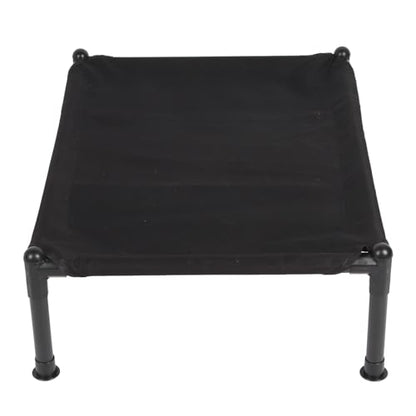 Asixxsix Elevated Dog Bed, Cooling Airflow Quick Assembly Raised Dog Cot Bed, with Oxford Fabric Steel Frame for Outdoor Indoor Camping Parks Backyard (L 150x100cm / 59.06x39.37in) - size: L 150x100cm / 59.06x39.37in