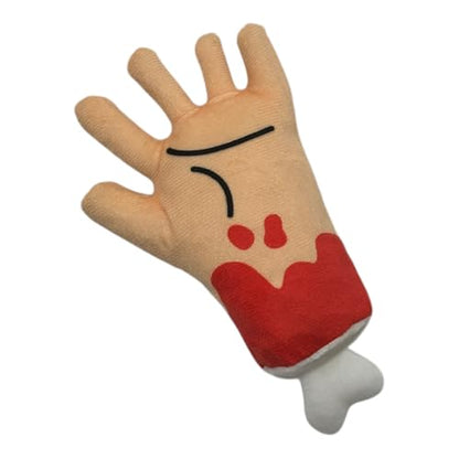 Crazy Dog T-Shirts Funny Catnip Toy for Cats – Severed Hand Design Plush Kicker – Soft Stuffed Bloody Hand Cat Chew Toy – Interactive Sarcastic Play for Indoor Feline Fun - color: Hand