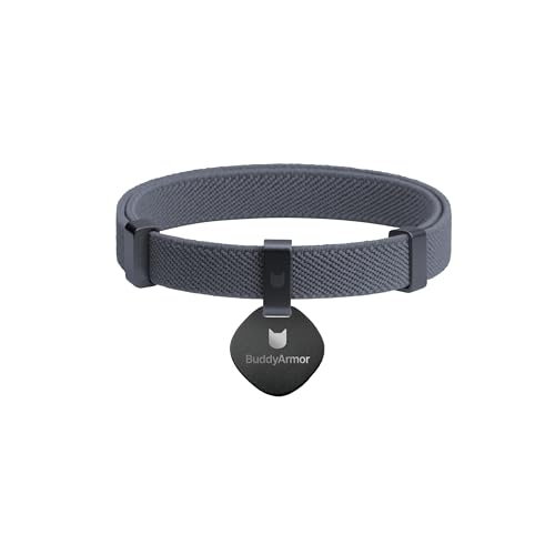Safety Cat Collar and ID Tag Set - Elastic Quick Release, Non Breakaway Cat Collar Personalized Anodized Aluminum Engraved Pet Name Tag, Lightweight for Kitten and Small Large Cats - color: Space Grey-S, size: Star