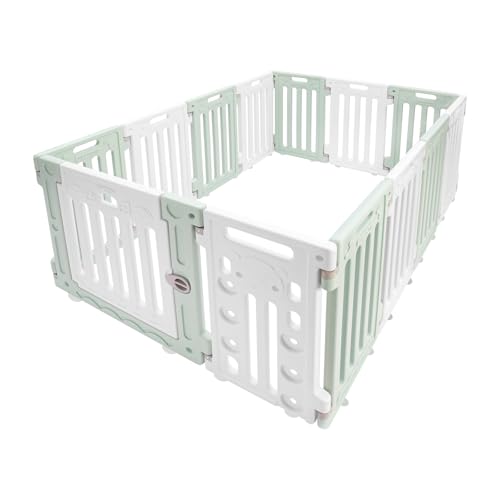 Heavy Duty Metal Dog Playpen, 13 Panels Dog Pens Indoor with Doors, 25.6’’H Pet Puppy Exercise Fence Crate Kennel Playpen Pen for Outdoor, Large Medium Small Dogs