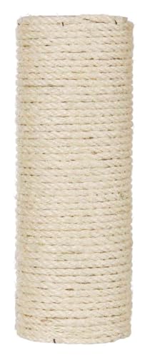 Trixie Replacement Sisal Post for Scratching Posts, Cat Trees and Cat Towers, 4.3 x 11.8-in (11 × 30 cm) - size: 11/30 cm