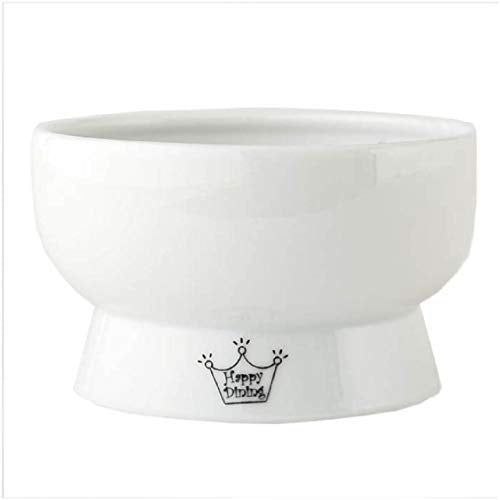 Necoichi Elevated Cat Water Bowl – Ceramic Raised Cat Bowl, Prevents Neck & Whisker Fatigue – Dishwasher & Microwave Safe – Pet Water Bowl for Cats (Jelly Bean, Regular) - style: Jelly Bean