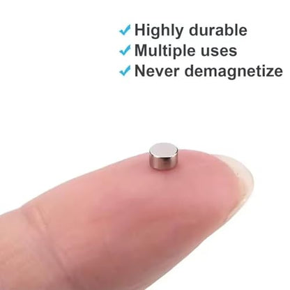 50pcs Mini Round Magnets for Acrylic Nail Clippers, Measuring Artificial Nail Length With Nail Clipper, Cat Eye Magnet for Nails, Refrigerator Sticker Magnets Or Post-It Magnets