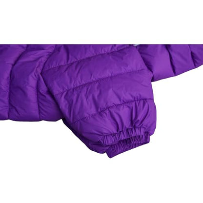 Purple Dog Jacket, Windproof & Waterproof, Reflective, Adjustable, Zippered, Snow Jacket for Small to Large Dogs - color: Purple, size: M (12.5inch Back)