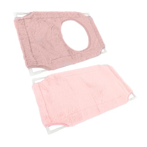 Cat Window Perch, Double Layer Suction Cup Hammock, Fits Most Windows, Suitable for Fat Cats, Cozy Pads Included, Easy Installation, 360° Sunbathing View with Removable Cover, - color: Double Layer Pink