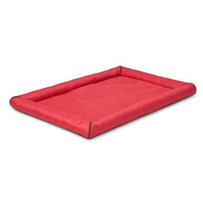 MidWest Homes for Pets Ultra-Rugged MAXX Dog Bed, Water Repellent, Easy Wipe Clean, Super Durable, Fits 36-Inch Dog Crates, Red, Polyester, 22.45"L x 17.33"W x 3"H - color: Red, size: 36 Inch