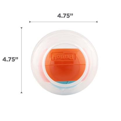 Outward Hound Nina Ottosson Topsy Treat Ball Dog Puzzle Interactive Treat Puzzle Dog Enrichment Dog Toy, Level 1 Beginner, Orange - color: Blue