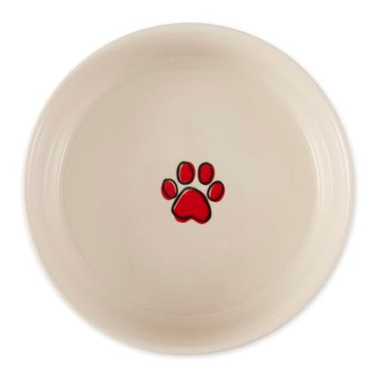 Bone Dry Ceramic Food Bowls, Non-Slip & Dishwasher Safe, Large Set, 7.5x2.4 Eat/Drink - color: Eat/Drink, size: Large Set, 7.5x2.4"
