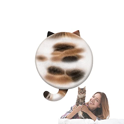 Cat Paw Cushion Chair Cover Memory Foam Pad Seat Cat Tail Shaped Lounge Bar Kitchen Office Desk Room Floor Seat Cushion (9 40 cm/16 in (4 Pack)) - color: 9, size: 40 cm/16 in (4 pack)