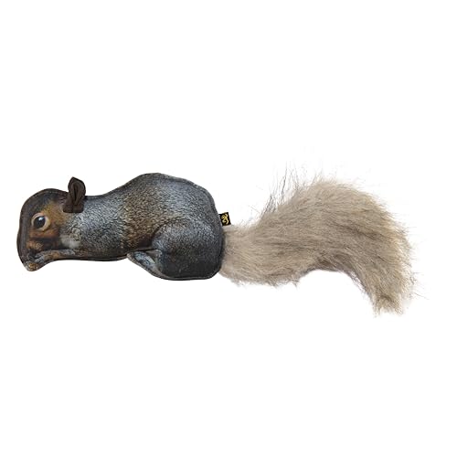 Browning Pet Training Tools, Durable Dog Toys for Tug and Fetch, Squirrel Fabric Squeaker, One Size - color: Squirrel Fabric Squeaker