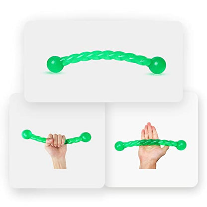 Dog Chew Toys 11'' Long for Small/Medium Dogs Aggressive Chewers, Rubber Puppy Dog Rope Toys Knot Dental Teething Toys Almost Indestructible Washable - size: 11''