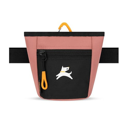 OllyDog Goodie Treat Bag, Dog Treat Pouch, Waist Belt Clip for Hands-Free Training, Magnetic Closure, Dog Training and Behavior Aids, Three Ways to Wear (Desert) - color: Desert