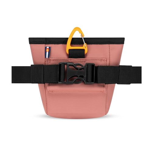 OllyDog Goodie Treat Bag, Dog Treat Pouch, Waist Belt Clip for Hands-Free Training, Magnetic Closure, Dog Training and Behavior Aids, Three Ways to Wear (Desert) - color: Desert