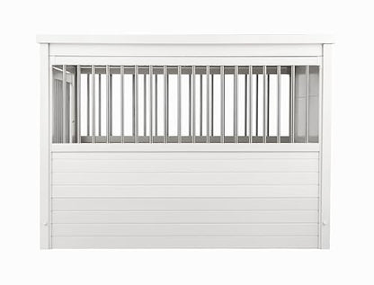 New Age Pet EHHC404XL ecoFLEX Pet Crate/End Table, Antique White, X-Large - color: Antique White, size: 42.6"L x 27.6"W x 30.9"H