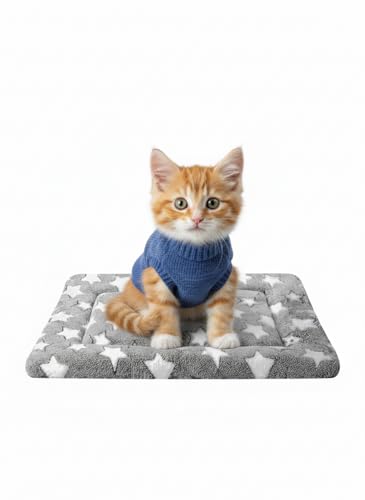 Dog Bed Mat - Soft and Comfortable Dog Kennel Cat Bed, Washable Dog Bed or Cat Bed, Suitable for Dog Crate Ped, Cat Cage BedGray, 18" L x 14" W x 1.5" Th - color: Gray, size: 18.0"L x 14.0"W x 1.5"Th