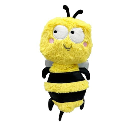 Huxley & Kent Funny Dog Toy w/Squeaker – Power Plush Squeaky Dog Toys for Small, Medium & Large Dogs – Soft Stuffed Animal for Indoor Play & Fetch - Slappies® Buzz Bee, Large - size: Large, style: Buzz Bee
