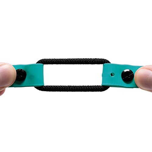 Educator 3/4" Quick Snap Bungee Dog Training Collar Strap – Fits ME-300, ET-300/400, EZ-900, PE-900 & PG-300 Receivers – Trim-to-Fit 33" Biothane – Not Compatible with FE-580, ET-800 or UL-1200,Teal - color: Teal