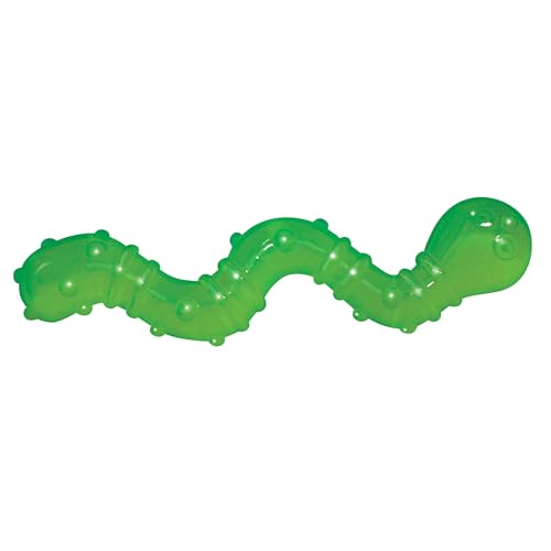 Petstages Orkakat Wiggle Worm Dental Catnip Cat Chew Toy - color: Wiggle Worm