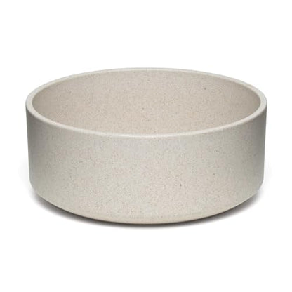 Loving Pets - Dolce Bamboo - Eco-Friendly Pet Bowls & Dishes for Dog, Cats, Puppy Food and Water Dish -Sustainable and Dishwasher Safe, Made with Real Bamboo (Small, Oat-Beige) - color: Oat Beige, size: Small Dish