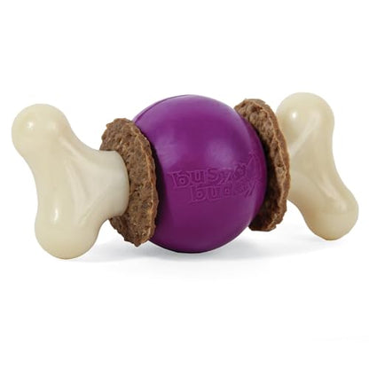 PetSafe Busy Buddy Bouncy Bone, Treat Holding Dog Toy, Medium, Best for Dogs 10-50 Lb. - size: Medium, style: 3-in-1 Slow Feeder Toy