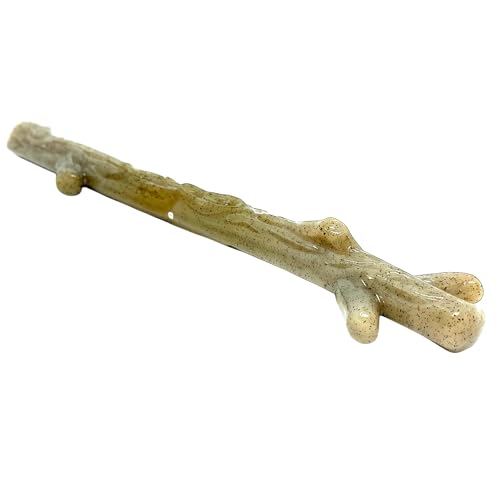 SodaPup Chew Stick – Durable Dog Chew Toy Made in USA from Non-Toxic, Pet Safe, Food Safe, Nylon Material for Mental Stimulation, Clean Teeth, Fresh Breath, Problem Chewing, Calming Nerves, & More - color: Natural Nylon Brown Stick
