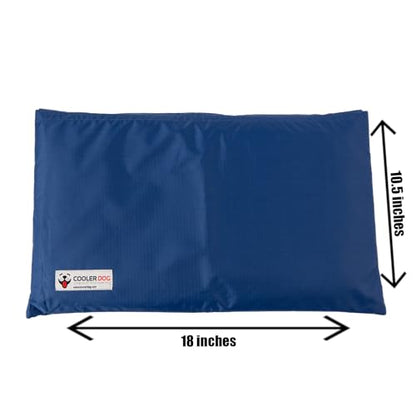 CoolerDog Hydro Cooling Mini Mat for Dogs – Dog Cooling Mat & Cooling Pad for Hot Weather – Triple Layer Ice & Water Cooling System (18" x 10.5") - size: Mini