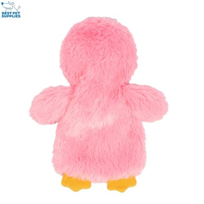 Best Pet Supplies Interactive Squeaky Dog Chew Toy, Ideal Dog Toys for Chewers, Small, Medium & Large Dogs, and Fetch Lovers - Crinkle Chicken (Pink), Large - color: Crinkle Chicken (Pink), size: Large